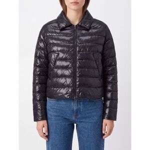 Herno Quilted Ultra-Light Nylon Short Down Jacket With Classic Collar